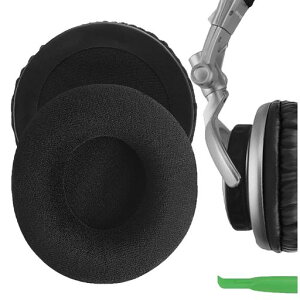 Geekria �C���[�p�b�h Comfort �݊��� �p�b�h �\�j�[ SONY MDR-V700DJ, MDR-Z700, MDR-V500DJ �w�b�h�z���ɑΉ� �C���p�b�h/�C���[�N�b�V����/�C���[�J�b�v (�v���e�C�����U�[/�u���b�N)