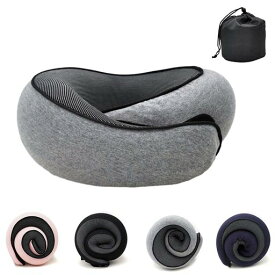FlyhugzネックピローWanderPlusトラベルネックピローWanderPlusトラベルピロー低反発素材トラベルネックピローネックピロー(ダークグレー、ワンサイズ)