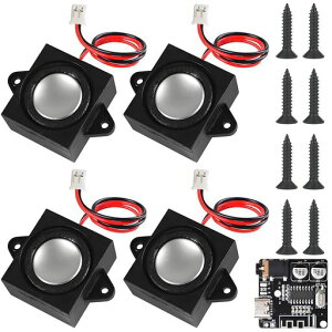 JYUDAUFU �X�s�[�J�[ 3W 8�I�[�� �~�j�X�s�[�J�[ �}�C�N���X�s�[�J�[�Afor Arduino �� VHM-314 �f�R�[�_�[���t���Ă��� DIY �̓d�q�v���W�F�N�g�̂��߂� PH2.0 �^�[�~�i�� ���C�����t���Ă���}�C�c