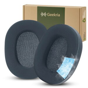 Geekria �X�|�[�c��p�W�F�������p�C���[�p�b�h Sony WH-1000XM6 �w�b�h�z���ƌ݊�������A�ȒP���t���A�ő���̉��K���A�b�v�O���[�h�A�C���[�N�b�V�����C���p�[�c (�u���[)