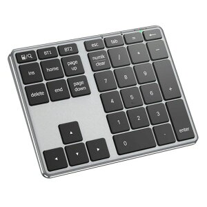 iClever �e���L�[ Bluetooth ���C�����X ���� �L�[�{�[�h 2��ڑ� �����^ �����\�� numlock�A�� IC-KP10 �⍕