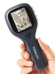 TOMLOV �}�C�N���n���h�w���h������ �Œ�œ_ 2�C���`IPS 20X �R�C���f�W�^�������� USB�[�d�� PC�ڑ��\ Windows/Mac �Ή� �f�W�^���}�C�N���X�R�[�v ���^ �y�� �����^�ѕ֗� �~�j�}�C�N���X�R�c