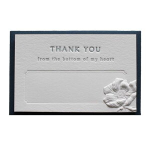 BAYLETTERPRESS~jbZ[WJ[htG{XňTL[J[hThankyou58x91mm