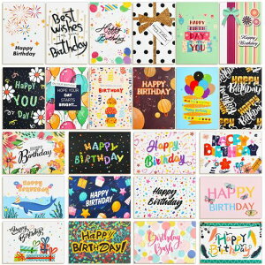 aJ[hta߂łƂJ[h24ZbgHappyBirthdayCards킢tXebJ[ta߂łƂqlƒwZЃp[eB[v[gLOjc