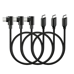 USB-C&USB-C�P�[�u��L��(1m�u���b�N)�y3�{�g�zSLEIJAOOE�y60W�}���[�d/USB2.0�K�i/PD�Ή��z���ϋv�i�C����TypeC(CtoC)�P�[�u��100cm