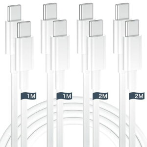 USB C �P�[�u�� �^�C�vc 1M/2M �e2�{ PD�Ή� 60W���}���[�d �f���h�~ �����f�[�^�]�� Type-C to Type-C�P�[�u�� for iPhone 16/15 Pro/Plus/Pro Max MacBook iPad Galaxy