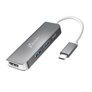 j5createUSB-C5in1}`fBXvCA_v^[ϊP[uyHDMI4K30HzUSB3.0x2USB-C3.1x1(PD60W[dΉ)zDisplayportAltModeΉ^ERpNg