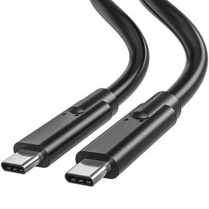 USBTypeC�P�[�u��Thunderbolt3�P�[�u���pAncable5�t�B�[�gTB3�P�[�u��100W�[�d20Gbps�f�[�^�]���Ή�Type-CMacBook/USB-C�h�b�L���O�X�e�[�V�����Ή�