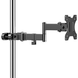 ACCURTEK ���j�^�[�A�[�� �|�[�����t���� �V���O�� (13~32�C���`�A�ő�8kg�Ή�) - 1��� �p�x�����\ �X�`�[���� �u���b�N ZJ35-01