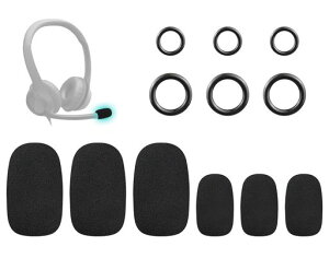 SOULWIT �}�C�N�J�o�[ for Logicool H390/G432/G733, G/H/G Pro/Zone �̃V���[�Y�w�b�h�Z�b�g�ɑΉ� �}�C�N�p �|�b�v�t�B���^�[ �����p �E�B���h�X�N���[�� �ی� �t�H�[���J�o�[ �}�C�N�X�|���W �h���J�c