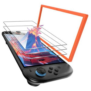 TRANSNOVO�y3��+��p�g�t�zSwitch2�Ή��ی��ʃK���X�t�B����2025�j���e���h�[�X�C�b�`2�p�����K���X�����x�^�b�`��9H�d�x�����ߗ������ʒu���킹�C�A�[���݌v�\��t���ȒP�ϏՌ��d�l(�I���c