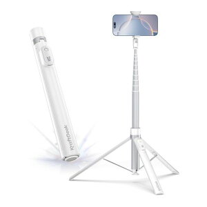 KraftGeek�W���X�g�^�b�v�E�O�r�X�^���h���B��_|�Œ�168cm|�X�}�z�O�r|Bluetooth�����R���t|iPhone�EAndroid�Ή�|Vlog�E���s�E�W���ʐ^�ɍœK|�z���C�g