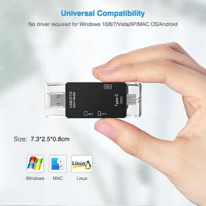 LEIZHANyUSB/Type-C/Micro3in1zJ[h[_[SD/microSD/USB}`J[h[_[f[^]OTGSD/MicroSDJ[hΉ@\13Type-C/Micro
