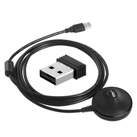 CooSpoANT+USBドングルUSB送信機受信機Zwift/WahooKickr/TacXなど対応互換(延長ワイヤー付き)