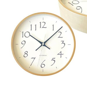 KATOMOKUplywoodclock20CgubNkm-119BKRC|vAbja25.2cm(dgv)