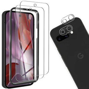 �Ή�GooglePixel9A�K���X�t�B����2��+�Ή�GooglePixel9A5G�����Y�ی�t�B����2���Ή�GooglePixel9A�p�̃t�B�����t���ی�t�B�����S�ʕی�ϏՌ��ɔ��C�A�[��