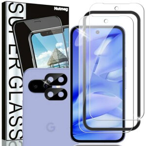 Nutmeg�y�K�C�h�g�t�� 2+2���zGoogle Pixel 9a �p�� �K���X�t�B���� 2�� + Google Pixel 9a �J�����t�B���� 2���y���{���Ɏq�f�ސ��zPixel 9a �t�B���� �O�[�O���s�N�Z��9a �ی�t�B���� �����K���X