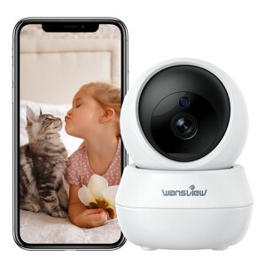 WansviewQ7�Ď��J���������y�b�g�p-300����f2K�h�ƃJ����-�������̌��o�l�b�g���[�N�J����2.4GWi-Fi�x�r�[���j�^�[360�x�y�b�g�q�������J�����Î��B�e�o�����ʘb�Ƒ����LAlexa�Ή��}�C�N��SD�c