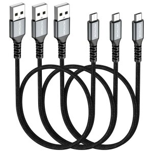 HOTNOW�}�C�N��USB�P�[�u��0.5m3�{�A50cm�V���[�gAndroid�[�d�P�[�u��GalaxyS7S6S7EdgeS5�ANote5�APS4�APowerBank�Ȃǂ̃i�C�����ґg�����[�d�R�[�h