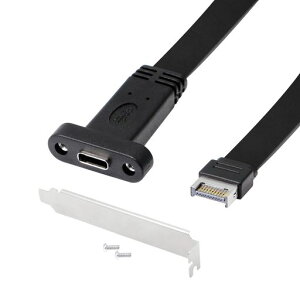 CERRXIANusb3.1�t�����g�p�l���w�b�_�[����typec�����P�[�u��Type-E�I�X-�^�C�v-C���X�����P�[�u��usb3.1gen210gbps�p�l���}�E���g�l�W�t���S��50cm