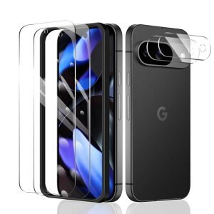 �Ή�GooglePixel9�t�B�����ی�P�[�X�y2���Z�b�g�K���X�t�C����+2���J�����t�B����+�K�C�h�g�t���zGooglePixel9�����K���X�C�A���X�\��₷���X�N���b�`�h�~���ϋv������S�ʕی�