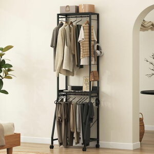 LunarLight�Y�{���E�X���b�N�X�n���K�[�n���K�[���b�N��60���s40����180cm�L���X�^�[�t��S���n���K�[�t��10�{�o������J���^��4��S�t�b�N+4�p�^�t�b�N�t���ϐk�]�|�h�~�p�[�c�t���m�����[�c