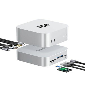 ORICOMiniLinkMacminiM4�n�u(10GbpsUSB3.2�|�[�g�A2.5G�C�[�T�l�b�g�|�[�g�ASD3.0/TF3.0���[�_�[�A3.5mm�w�b�h�z���W���b�N&�}�C�N�W���b�N�t��)M48PR