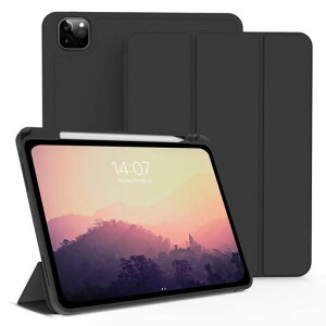 KenKeiPadPro11�P�[�X��4/3/2����2022/2021/2020iPadPro11�C���`�J�o�[�y�ʏ_�炩���V���R��TPU�ގ��y�����[iPad�ی�J�o�[��2����Pencil�[�d�Ή�3�i�K�܂��݉X�^���h