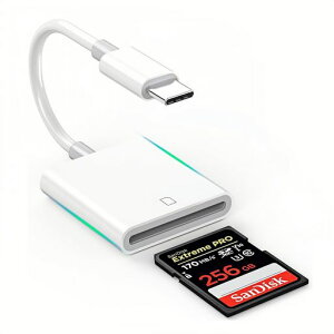 SD�J�[�h���[�_�[Type-C�J�[�h���[�_�[�y2024�V���f���z�J�����A�_�v�^�o�����f�[�^�[�]��OTG�@�\�ϊ��A�_�v�^�[�ǂݍ���WordExclePPTPDF�ݒ�s�vPhone15/Pad