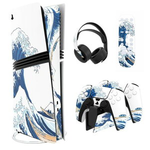 PlayVital ps5 Pro�{�� �f�W�^����f�B�X�N�Ή��p�t���Z�b�g�J�X�^���V�[���A�R���g���[���[�A�w�b�h�Z�b�g�A�[�d�X�^���h�A���f�B�A�����R���p�f�J�[���X�e�b�J�[�J�o�[�y���̐_�ސ쉫�Q�c