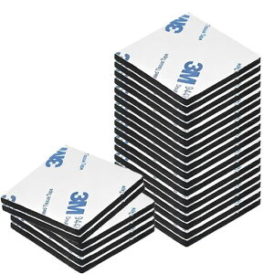 CHENLONB�����͗��ʃe�[�v��e��60���Z�b�g40mm*40mm*3mmEVA�t�H�[�����ʃe�[�v��Ɨp�ԗp���ʐڒ��p�b�h�ǃ|�X�^�[�t�b�N���ϔM�ėp�h�U�h��DIY�z�r�[�f���p�ʐ^�\��t���H�ƕ��i�̐ڒ��ɑ��c