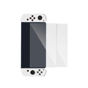 NintendoSwitchOLED�p�t����ʕی십���K���X�ی�t�B����9H�d�x2���Z�b�g�ȈՕ(2pcsSwitchOLED�p)