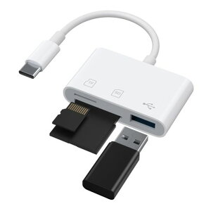 }`J[h[_[Type-CJ[h[_[3in1USB/USB-SD/TFϊA_v^ݒsvʐ^/rfI]ݒsviPhone16/15/^CvC