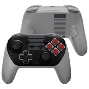 eXtremeRate Nintendo Switch 2 Pro �R���g���[���[�ɑΉ�DIY�����p�t���Z�b�g�V�F�� �{�^���A�J�X�^���t�F�C�X�v���[�g �w�� ��ʃJ�o�[�A�T���X�e�B�b�N ABXY �\���L�[ ZL ZR�{�^���t���yNES�N���V�c