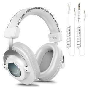 FIFINE ���j�^�[�w�b�h�z�� 3.5mm/6.35mm�L���ڑ� ���y�ӏ�/�y����K/�X�^�W�I���R�[�f�B���O/�~�L�V���O�p �� H8W