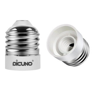 DiCUNO E26�E�������E12 �����ϊ��A�_�v�^�[ �d���\�P�b�g ��R���ޗ� �ő�d����200w 165�x�ϔM 2�Z�b�g