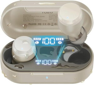 TOZOTonesDots(T12)���C�����X�C���z���ɏ�̉��̌����͂��@�ׂȉ�LED�f�B�X�v���C�d�r�c�ʕ\���h�����\ENC�m�C�Y�L�����Z�����O�J�X�^��EQ��p�A�v���Ή��^�b�`����ő��55���Ԃ̍Đ�Bluet�c