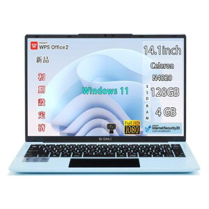 GM-JAPANm[gp\RWindows11Office14.1C`yʔ^SSD128GB/4GB/WEBJ/WPSOffice/Celeron/WIFI/USB3.0/HDMI(ACXu[)