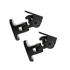 サラウンドスピーカーハンガーブラケット壁掛け1ペアの回転亜鉛合金オーディオハンガー小さなスピーカー壁ブラケット