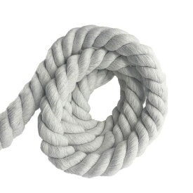 ILLIDAN綿ロープ綿ロープ3ツ打15mm/2M柔らか太い手芸用天然コットン手作りインテリア飾りDIY8mm/12mm/15mm/20mm