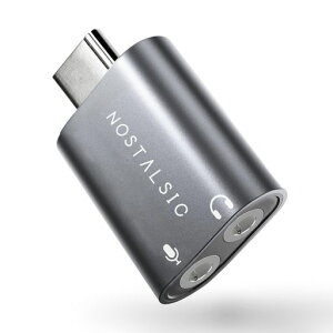 NOSTALSICUSBCI[fBIϊA_v^USB-Cto3.5mmOtTEhJ[htype-c^CvCDAC16bit/48KHz}^Cv3(TRS)piPhone/Windows/Mac