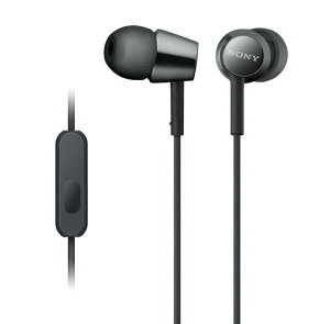 SonyMDREX155AP�C���C���[�C���z���w�b�h�z��/�w�b�h�Z�b�g�}�C�N�t���ʘb�p�u���b�N(MDR-EX155AP/B)