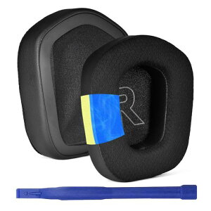 Adhiper �����p�C���[�p�b�h for Logicool G G733/G535/G335�C���z��,���K�ł���₩�ȃC���[�N�b�V�����A��p�Q���w�b�h�t�H���p�b�h�A�A�C�X�t�@�u���b�N�w�b�h�t�H���C���[�p�b�h(�u���b�N)