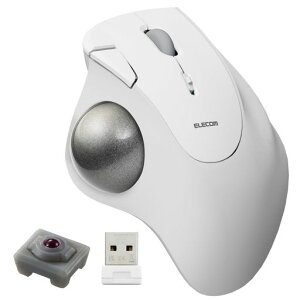 �G���R�� ���C�����X �g���b�N�{�[���}�E�X IST ����2.4GHz �e�w���� 36mm�{�[�� �l�H���r�[�x�� 5�{�^�� Windows Mac Chromebook �z���C�g M-IT10DRWH