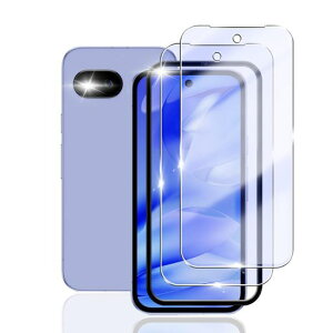 Awubaige�y�u���[���C�g�J�b�g�zForGooglepixel9a�p�̃K���X�t�B�����y2���Z�b�g�K�C�h�g�t���zGooglepixel9a�p�̕ی�t�B�����ڂ̔��y�������K���X�X�}�z�t�B�����P�[�X�ی�K���X�����Y�ی�