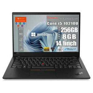 yϕizLenovoThinkPadX1CarbonGen814C`yʃm[gp\R/10Corei5/Windows11/MSOffice2019H&B/8GB/SSD256GB