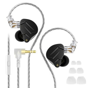 CCA KZ ZSN Pro X �f���A���h���C�o�[ �C���C���[�C���z�� 1BA 1DD �L���C���z�� �n�C�t�@�C �X�|�[�c�Q�[�~���O�C���t�H�� �X�}�[�g�t�H���E�p�\�R���E�^�u���b�g�Ή� (�}�C�N�Ȃ�-3.5mm, �u���c