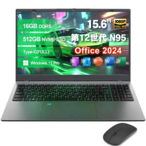 ym[gp\R16GBDDR5+512GBNvmeSSDIntelN95ő3.4GHzN5095葬zVETESA15.6C`1920x1080IPStWin11ProAOffice2024ڃm[gPC