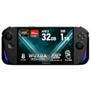 AOKZOEA1X�������K�Ń|�[�^�u���Q�[�~���OPC8�C���`1920x1200120Hz�l�C�e�B�u�����h�X�P�[�v�^�b�`�t������OCuLink/USB4Type-C�|�[�g72.7Wh�o�b�e���[�o�C�p�X�[�d�@�\Windows11