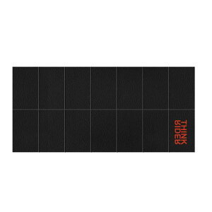 ThinkRider ���]�� �g���[�i�[�}�b�g �h�� �h�U �Ռ��z�� �g���[�j���O�}�b�g �T�C�N���g���[�i�[�A�G�A���o�C�N�ȂǗp ����6mm �u���b�N